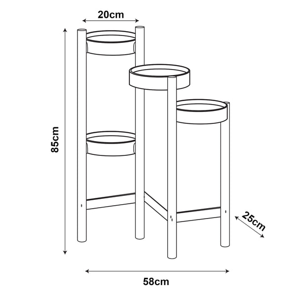 Stojak na rośliny Sastamala [en.casa]