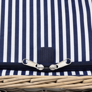 Kosz piknikowy z zestawem sztućców dla 2/4 osób w różnych kolorach kolory casa.pro