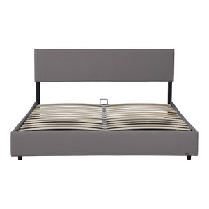 Łóżko tapicerowane Juva Cord z stelażem Corium