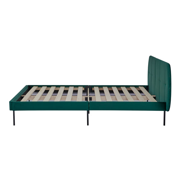 Łóżko tapicerowane Porvoo [en.casa]