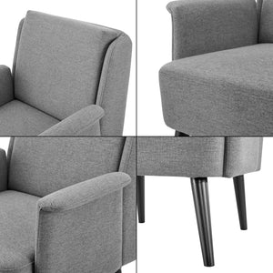 Fotel tapicerowany Edling w różnych kolorach [en.casa]