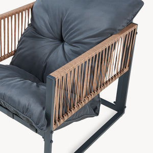 Zestaw mebli wypoczynkowych Karg 4-częściowy [casa.pro]