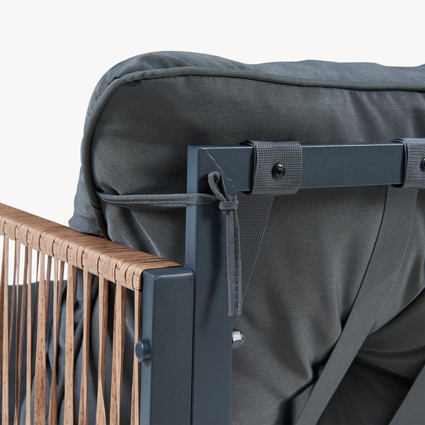 Zestaw mebli wypoczynkowych Karg 4-częściowy [casa.pro]