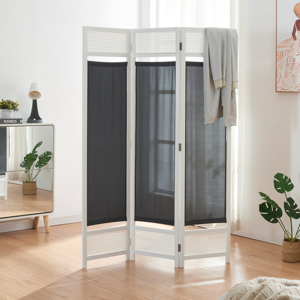 Rozdzielacz pokojowy Dorotea biały/ciemnoszary [en.casa]