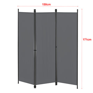 Dzielnik pokoju Huesca 3-częściowy 150x171 cm różne kolory en.casa