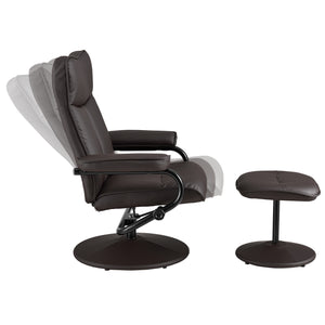 Leżanka Lohja z podnóżkiem w różnych kolorach. kolory [en.casa]