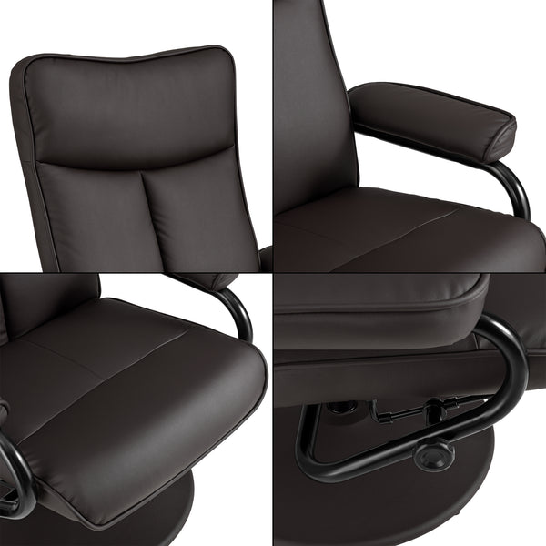 Leżanka Lohja z podnóżkiem w różnych kolorach. kolory [en.casa]