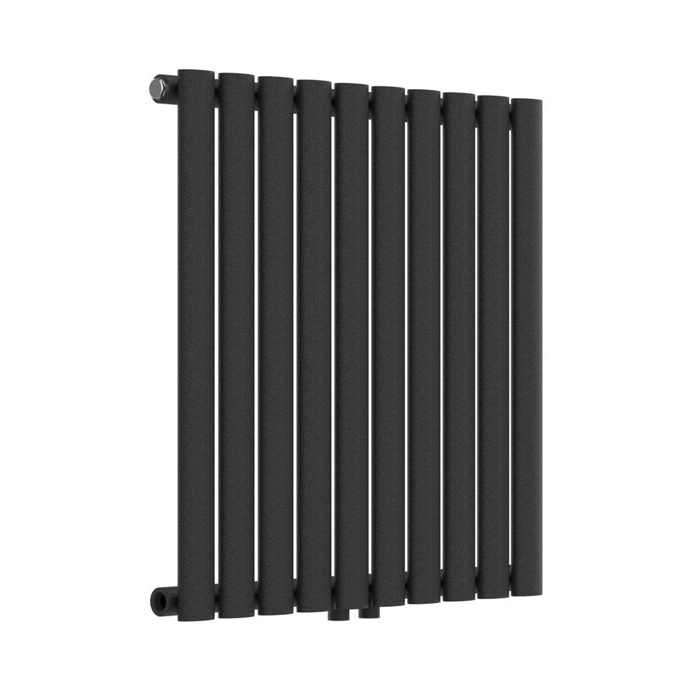 Designerski grzejnik rurowy Nore Black 60x60cm Jednowarstwowy 449W [neu.haus]