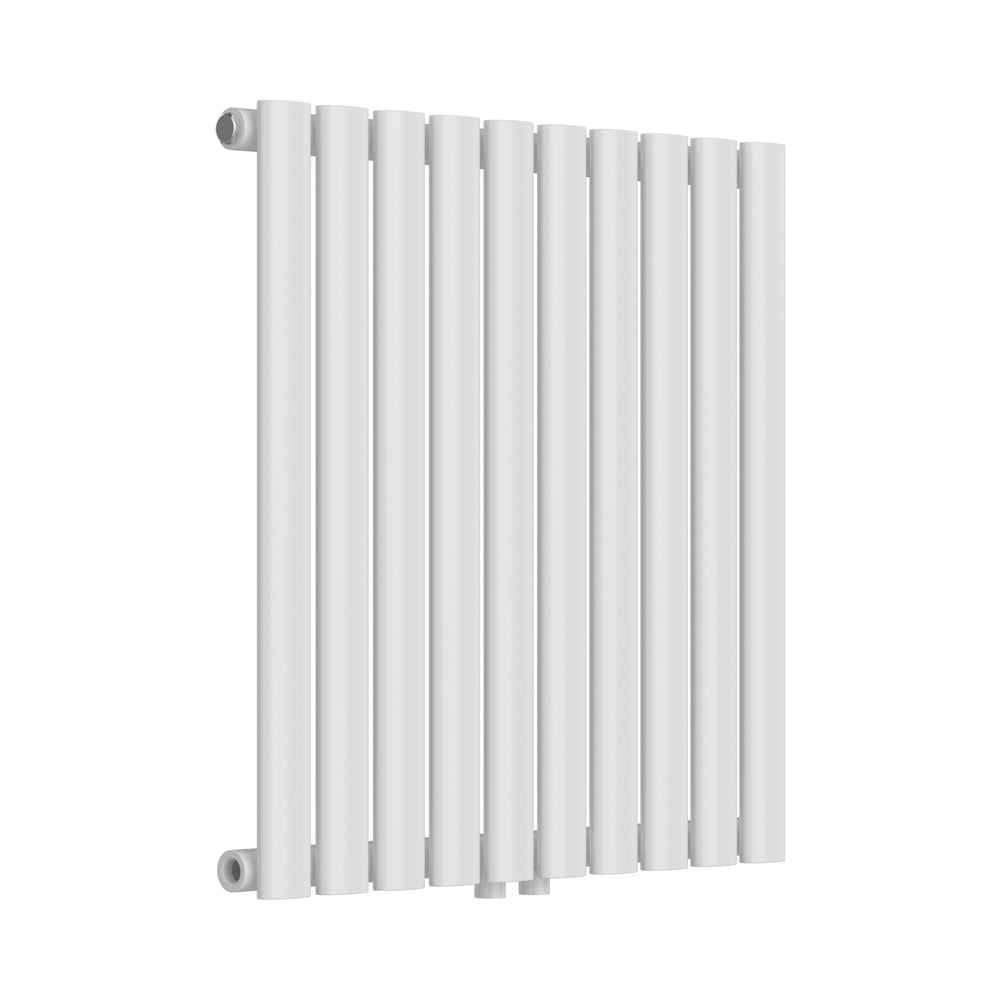 Designerski grzejnik rurowy Nore Biały 60x60cm Jednowarstwowy 449W [neu.haus]