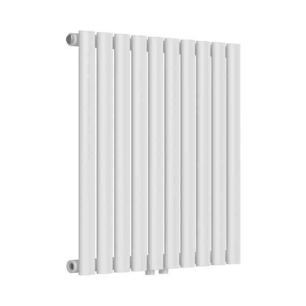 Designerski grzejnik rurowy Nore Biały 60x60cm Jednowarstwowy 449W [neu.haus]
