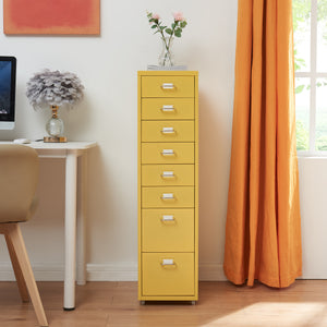 Mobilny kontenerek Kökar z 8 szufladami 109x28x41 cm [en.casa]
