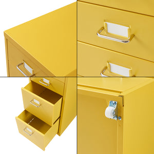 Mobilny kontenerek Kökar z 8 szufladami 109x28x41 cm [en.casa]