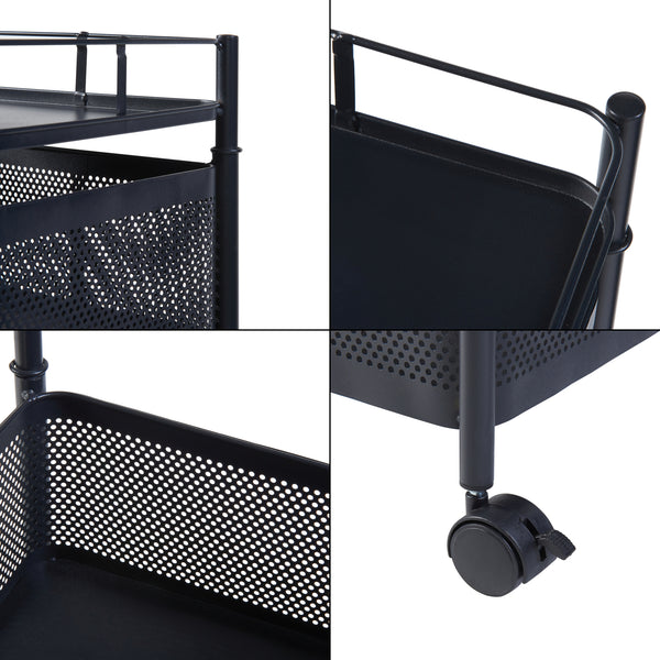 Wózek Sunndal w różnych kolorach i wzorach Kolory i wzory [en.casa]