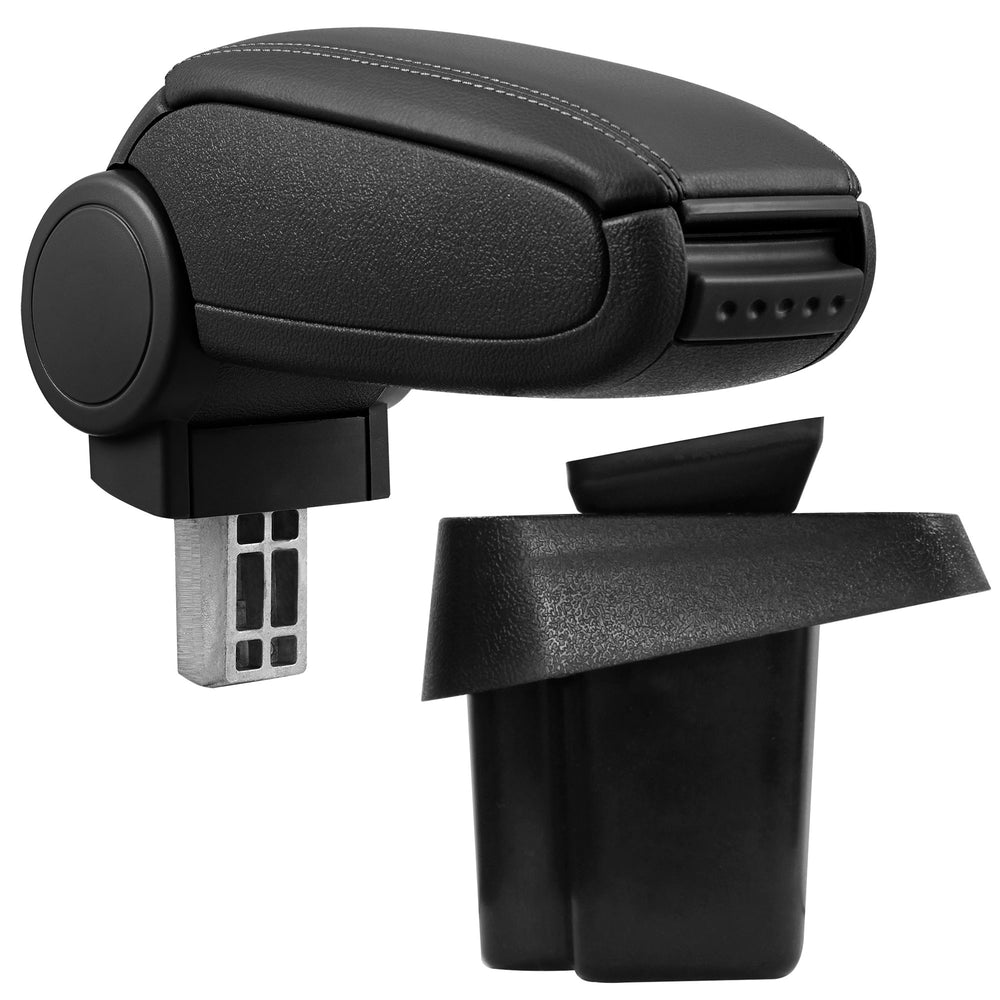 Mittelarmlehne Suzuki SX4 und Fiat Sedici ab 2006 mit Staufach gepolstert schwarz pro.tec - premiumXL