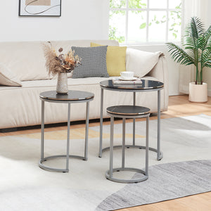 Satztisch Bornholm im 3er Set in versch. Farben [en.casa] - premiumXL