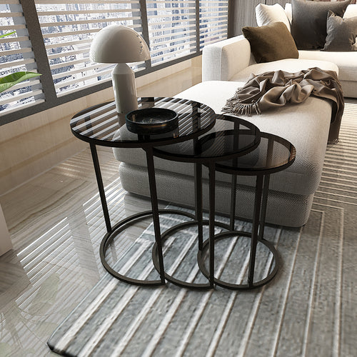 Satztisch Kyyjärvi im 3er Set versch. Farben [en.casa] - premiumXL