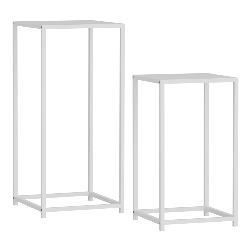 Beistelltisch Åseral 2er - Set Säulenform in versch. Farben [en.casa] - premiumXL