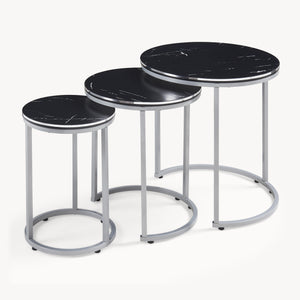 Zestaw 3 stolików Bornholm w różnych kolorach. kolory [en.casa]