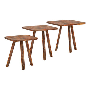 Zestaw stolików Masku zestaw 3 w różnych kolorach kolory [en.casa]