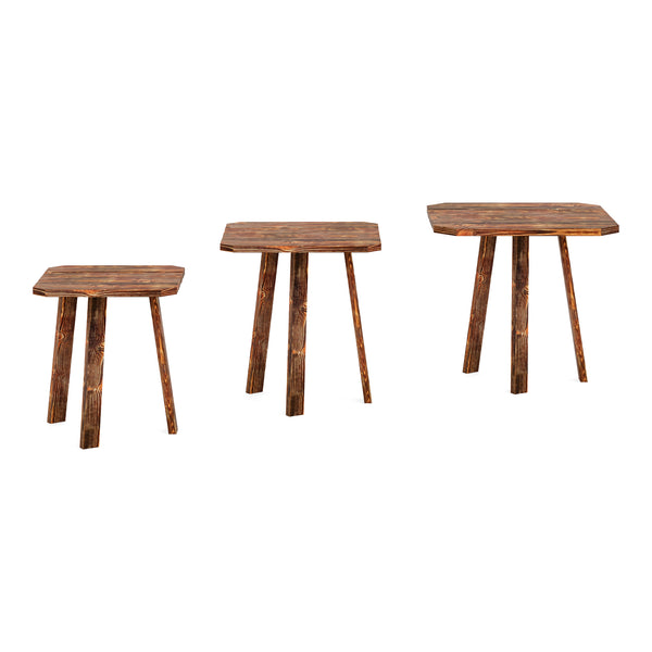 Zestaw stolików Masku zestaw 3 w różnych kolorach kolory [en.casa]