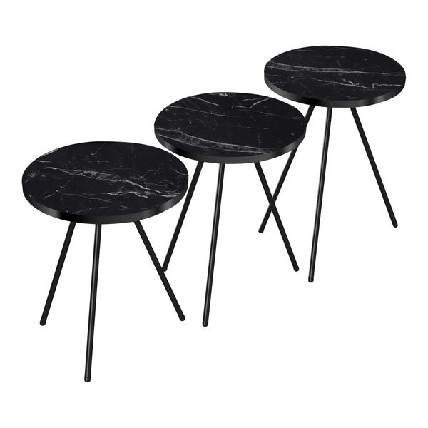 Zestaw stolików Ølgod zestaw 3 w różnych kolorach kolory [en.casa]