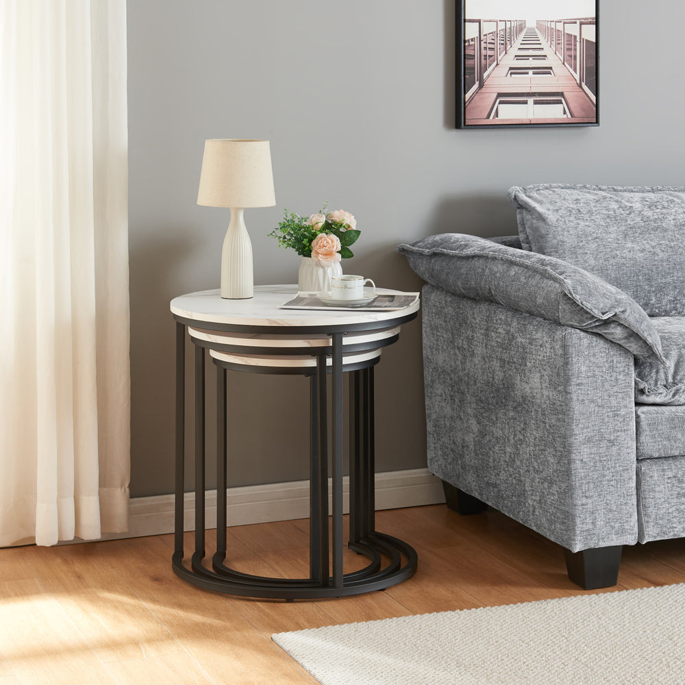 3-częściowy stolik kawowy Ulricehamn [en.casa]