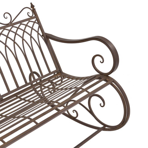 Ławka bujana Greenough 85x113x95cm w stylu wiejskim w różnych kolorach en.casa