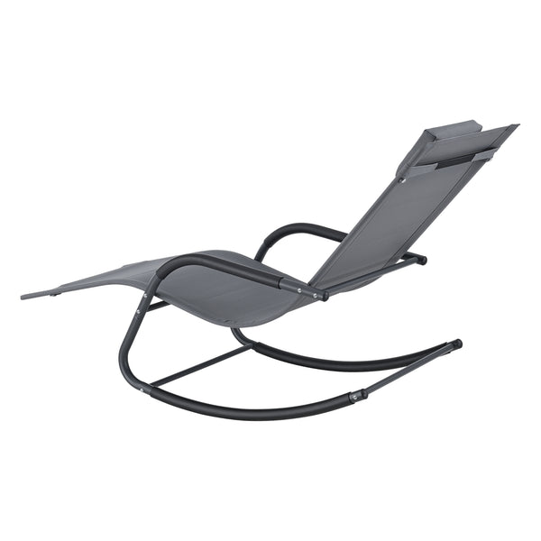 Leżak Caracena 147x63x89cm Leżak bujany w różnych kolorach kolory en.casa