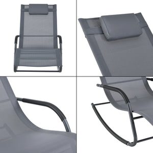 Leżak Caracena zestaw 2 147x63x89cm Leżak bujany w różnych kolorach. kolory en.casa