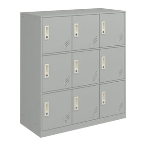 Szafka Rautavaara z drzwiami 4/6/9 jasnoszara [en.casa]