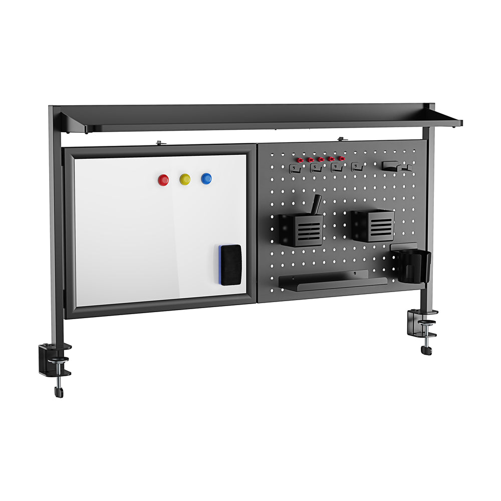 Organizer na biurko Virvik 117x73 cm stalowy [en.casa]