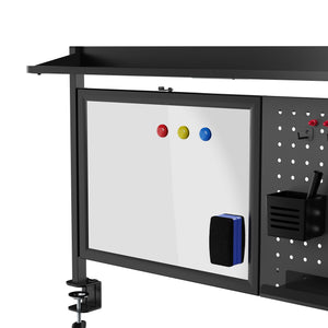 Organizer na biurko Virvik 117x73 cm stalowy [en.casa]