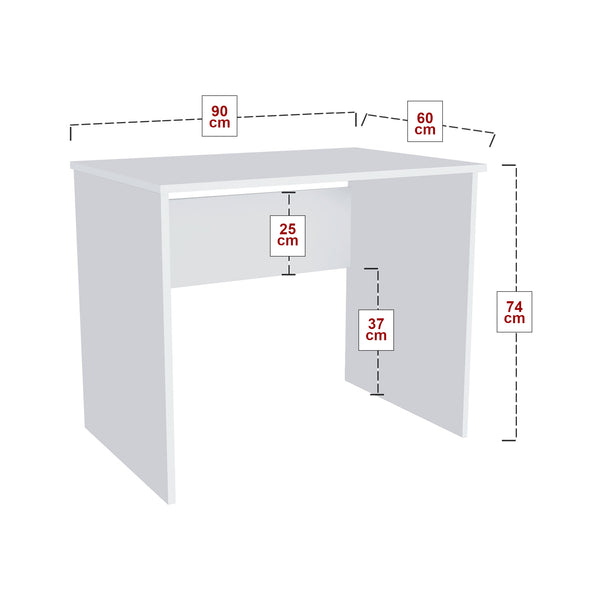 Biurko Årdal 90x60x74cm w różnych kolorach [en.casa]