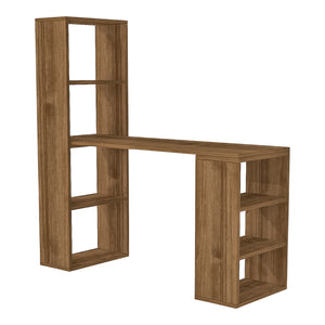 Biurko Meråker z półkami 120x40x123,5cm w różnych kolorach [en.casa]