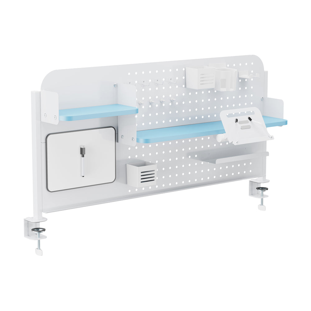 Organizer na biurko Sauda 114x68 cm stalowy [en.casa]