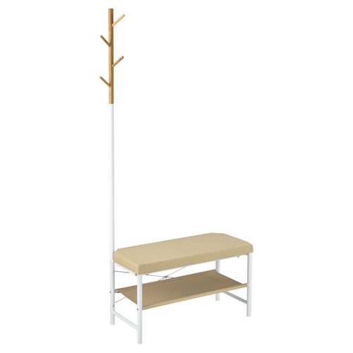 Ławka z półką na buty Rjukan Beige pro.tec