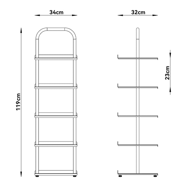 Półka na buty Poytya [en.casa]
