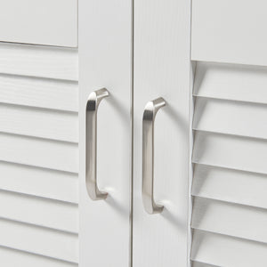 Szafka na buty Løten 63x36x62 cm Biały [en.casa]