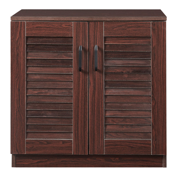 Szafka na buty Løten 63x36x62cm Wenge [en.casa]