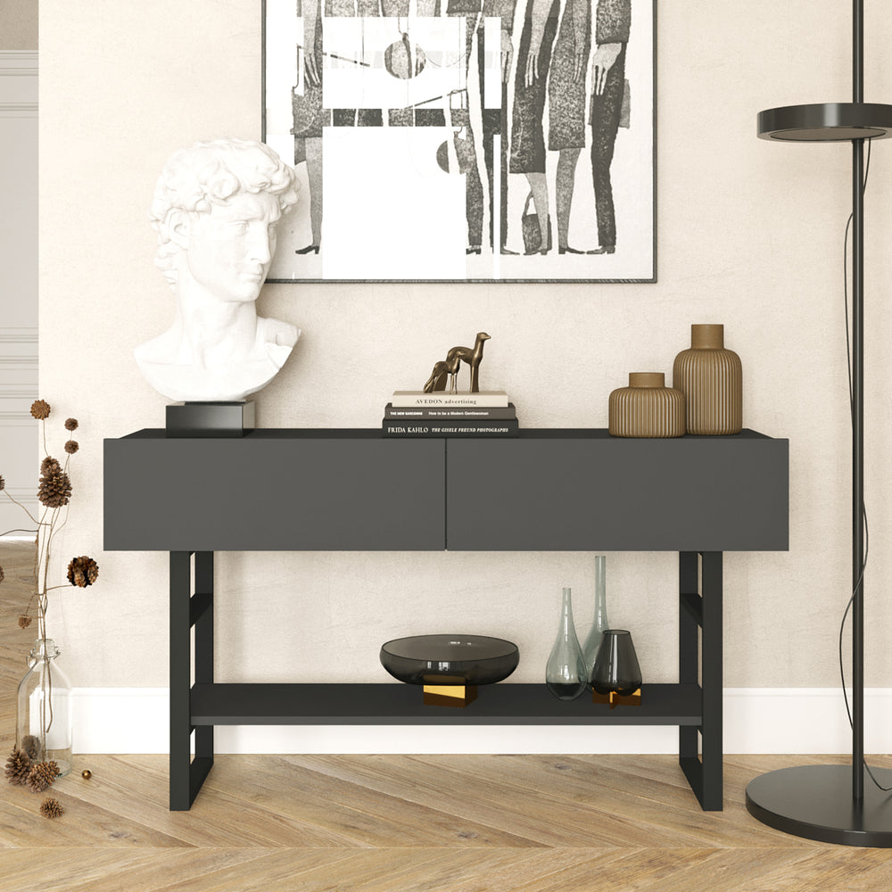 Konsola Lappeenranta 139x43x76cm w różnych kolorach [en.casa] - premiumXL