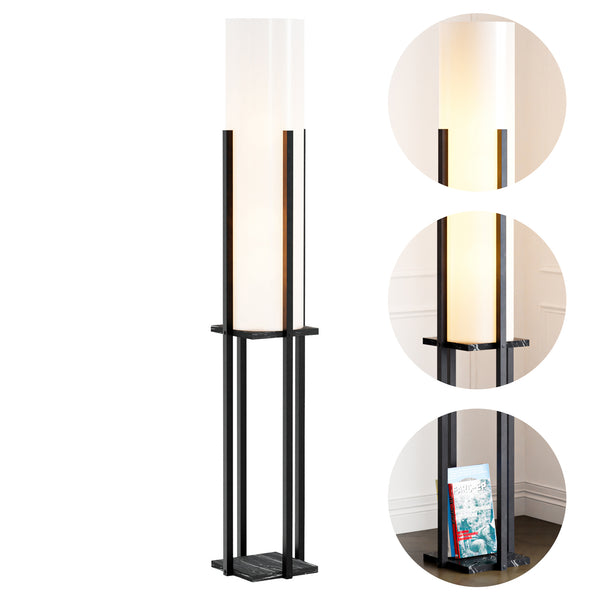 Lampa podłogowa Gisborne z półką w różnych kolorach. kolory [lux.pro]