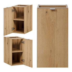 Szafka podumywalkowa Skelbolu z 2 szufladami i 1 drzwiczkami [en.casa]