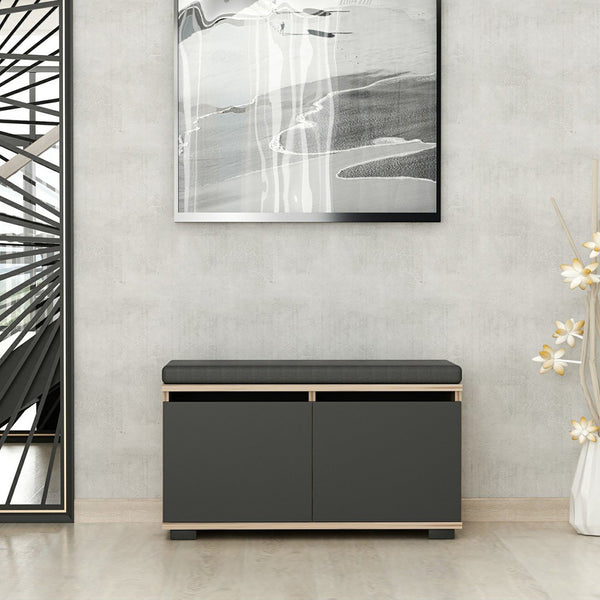 Ławka na buty Brande z 4 schowkami 42x80x35cm w różnych kolorach. kolory [en.casa]