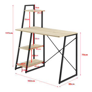 Biurko Aalborg 117x102x50 cm w różnych kolorach en.casa