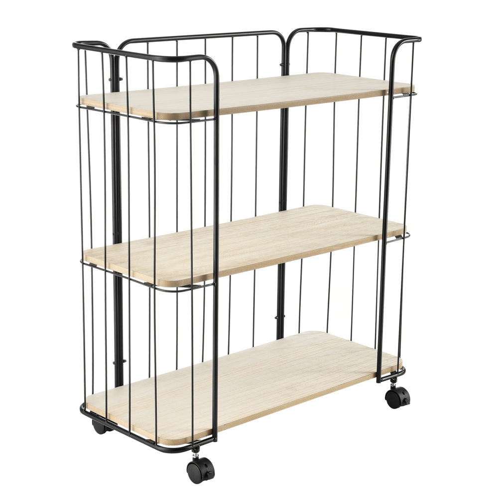 Wózek boczny Laer z 3 półkami w różnych kolorach en.casa