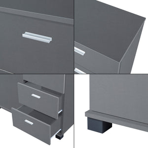 Kredens Döbritz 84x80x28 cm [en.casa]