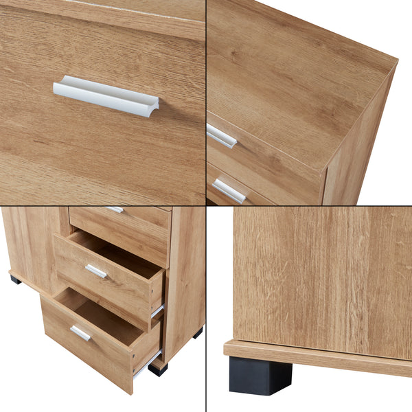 Kredens Döbritz 84x80x28 cm [en.casa]