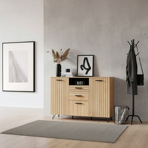 Burled sideboard [en.casa]