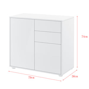 Kredens Paarl 74x79x36 cm w różnych kolorach kolory [en.casa]