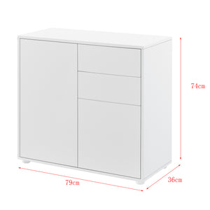 Kredens Paarl 74x79x36 cm w różnych kolorach kolory [en.casa]